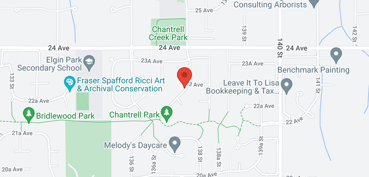 map of 2286 CHANTRELL PARK DRIVE